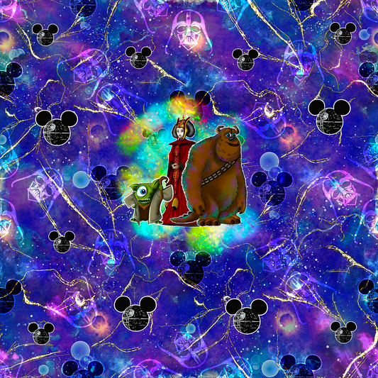 Princess Leia Galaxy Panel