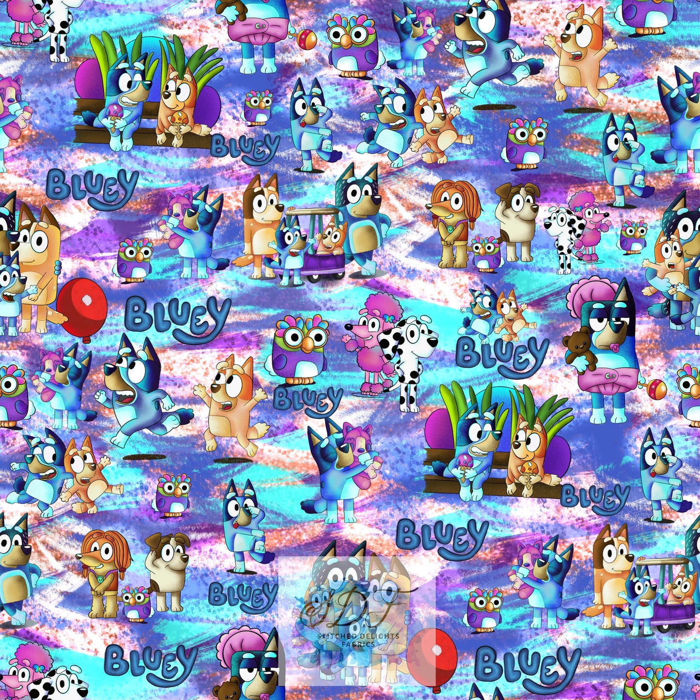 Hilarious Heelers Purple