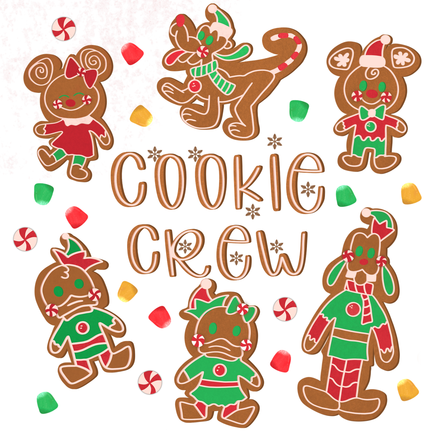 Gingerbread Friends CL Panels