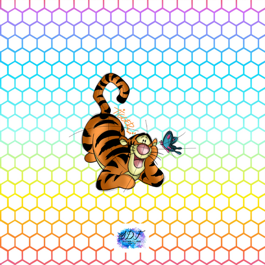 Tigger White Hexagon Panel