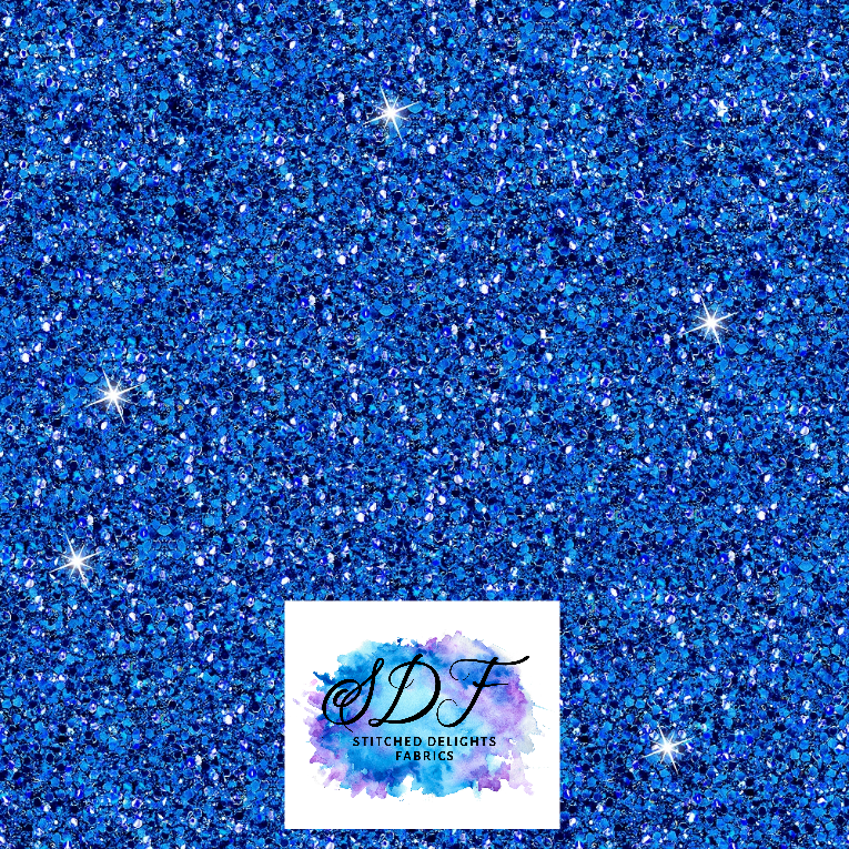 Cobolt Blue Glitter